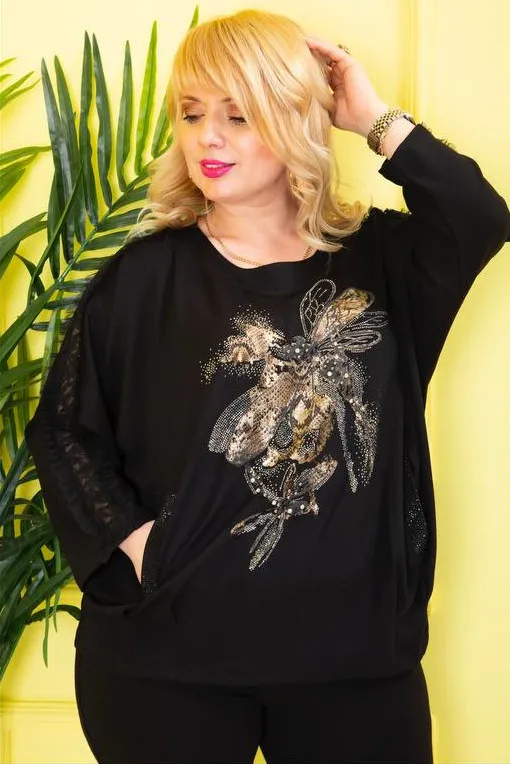Блуза стрекоза ELISA FANTI